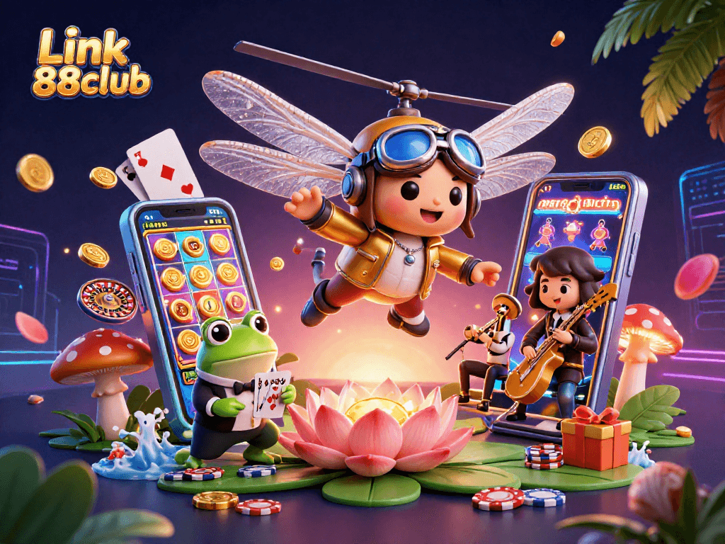 Engage with thrilling games at Link 88club featuring exciting slot games and vibrant casino action.