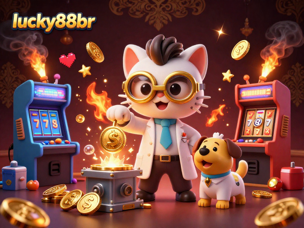 Engage with luck in the golden world of lucky88br, where a mad scientist cat creates endless winnings.